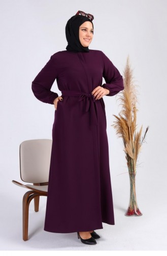 Damson Abaya 5084.Mürdüm