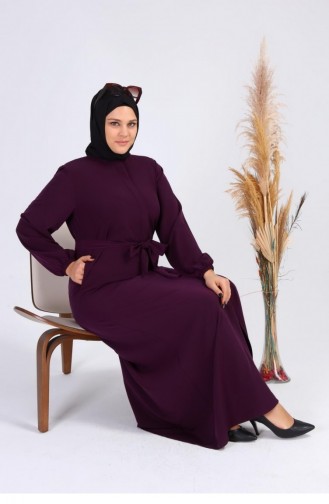 Damson Abaya 5084.Mürdüm