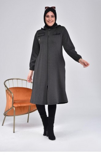 Smoke-Colored Cape 5099.Füme