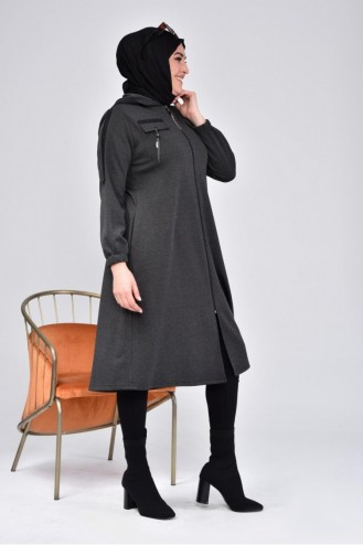 Smoke-Colored Cape 5099.Füme