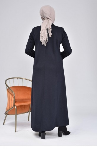 Navy Blue Lange Jas 5119.Lacivert