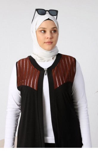 Brown Waistcoats 7023.Kahverengi