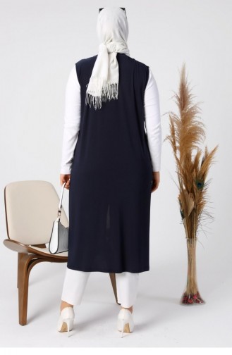 Navy Blue Waistcoats 7023.Lacivert