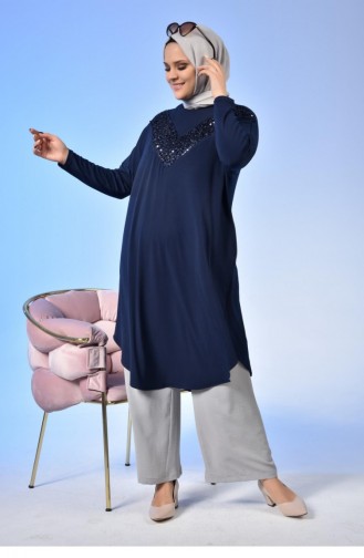 Navy Blue Tuniek 7124.Lacivert