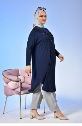 Navy Blue Tuniek 7124.Lacivert