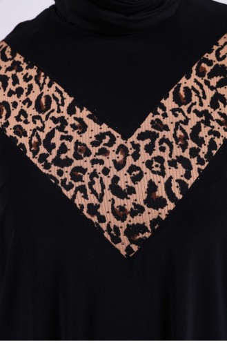 Black Tunics 7124.Leopar