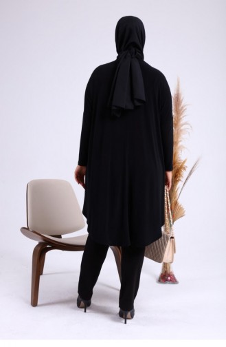 Black Tuniek 7124.Leopar