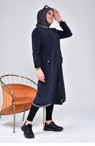 Dunkelblau Cape 8104.Lacivert