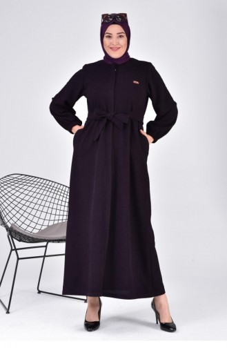 Plum Coat 8105.Mürdüm