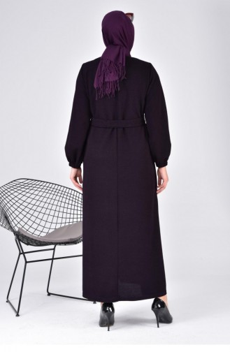 Plum Coat 8105.Mürdüm