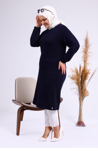 Dunkelblau Tunikas 8142.Lacivert