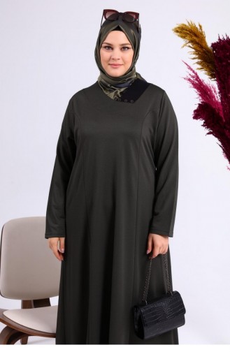 Robe Hijab Khaki 8149.Haki