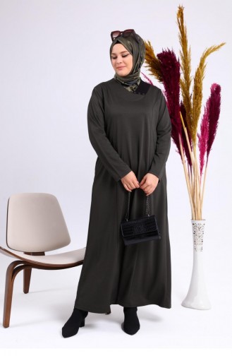 Robe Hijab Khaki 8149.Haki
