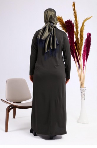 Robe Hijab Khaki 8149.Haki