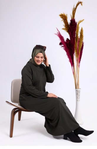 Robe Hijab Khaki 8149.Haki