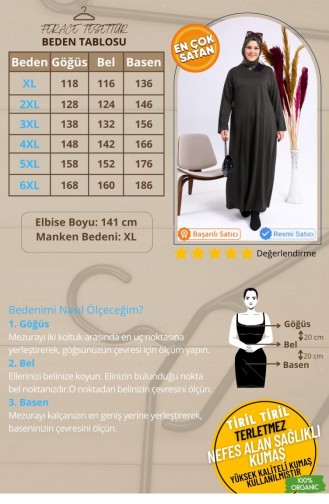 Robe Hijab Khaki 8149.Haki