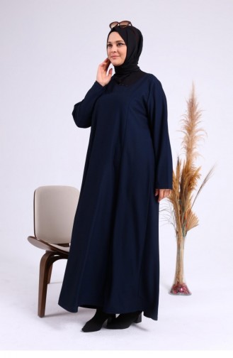 Robe Hijab Bleu Marine 8149.Lacivert