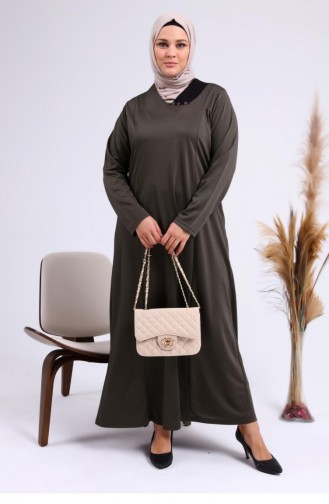 Nerz Hijab Kleider 8149.Vizon