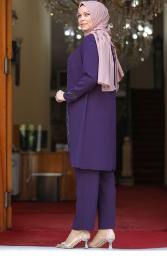 Amine Hüma Birsen İkili Takım Mürdüm