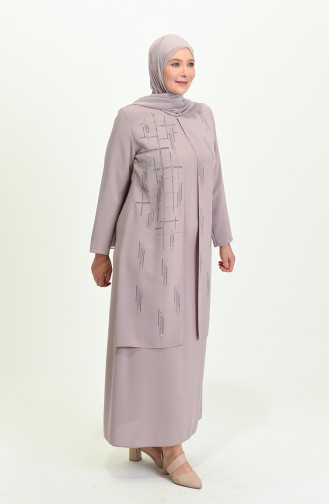 Habillé Hijab Beige 4005-04