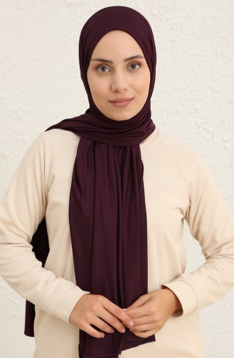 Penye Şal 1223-01 Mürdüm
