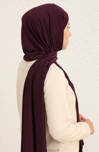 Penye Şal 1223-01 Mürdüm