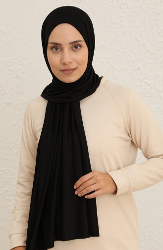Penye Şal 1223-02 Siyah
