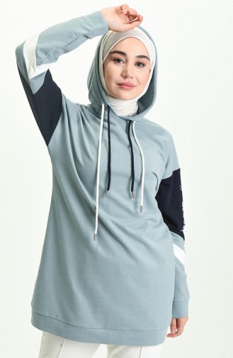 Kordon Detaylı İkili Takım Küf Mavi (70048-022)