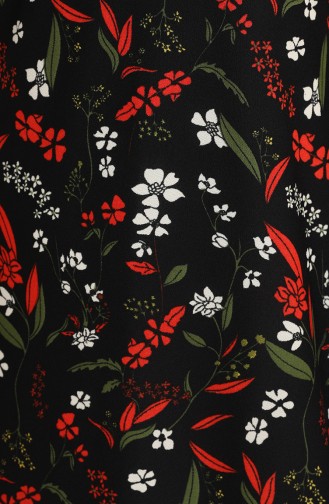 Dunkelblau Hijab Kleider 1779-02