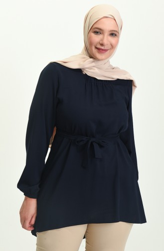 Dunkelblau Tunikas 2029-02