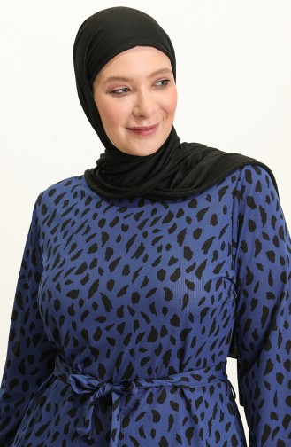 Indigo Hijab Kleider 4574-03