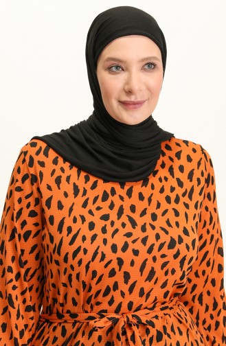 Robe Hijab Couleur Melon 4574-04