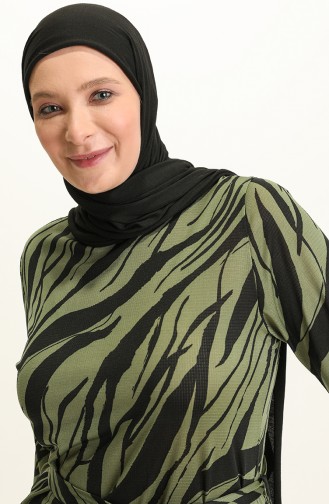 Robe Hijab Khaki 4574D-01