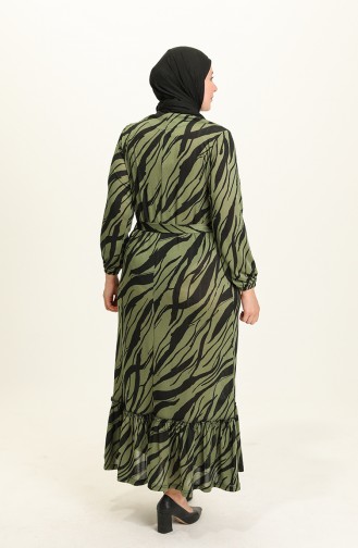 Robe Hijab Khaki 4574D-01