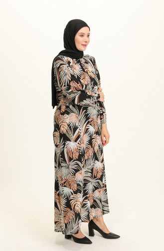 Robe Hijab Khaki 4585D-02