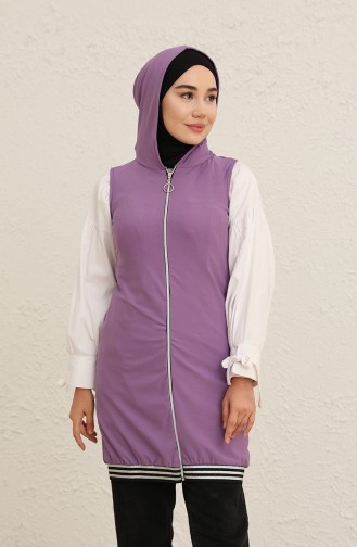 Lila Strickjacke 3752-01