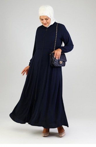 Dunkelblau Abayas 8398.Lacivert