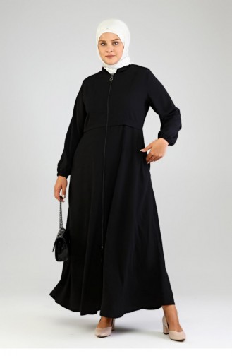 Black Abaya 8398.Siyah