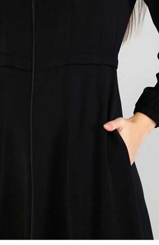 Black Abaya 8398.Siyah