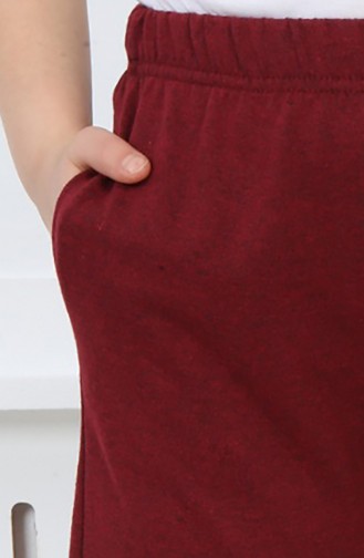 Cepli Çocuk Alt Eşofman 6199-06 Bordo