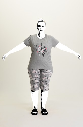 Grau Pyjama 2945.Gri