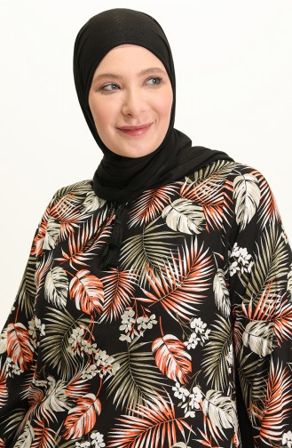 Tan Hijab Dress 8321.TABA