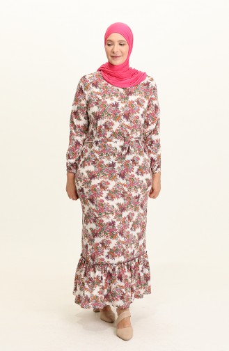 Robe Hijab Poudre 4574F-01