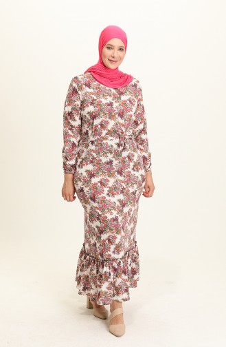 Robe Hijab Poudre 4574F-01