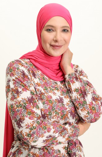 Robe Hijab Poudre 4574F-01