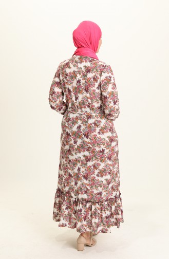 Robe Hijab Poudre 4574F-01