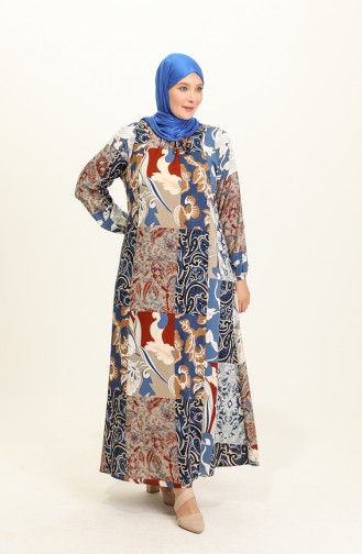 Robe Hijab Indigo 4585-01