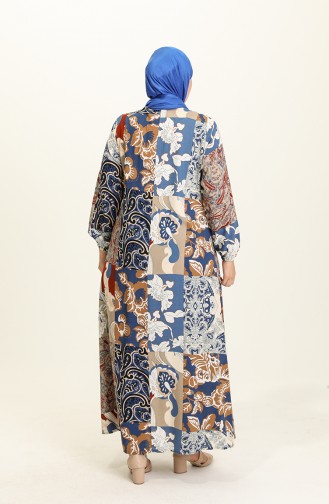 Robe Hijab Indigo 4585-01