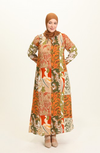 Robe Hijab Khaki 4585-03