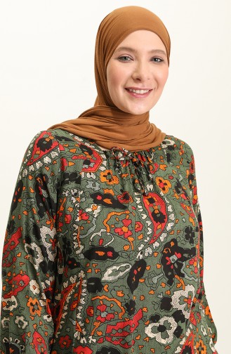 Robe Hijab Vert 4585A-01